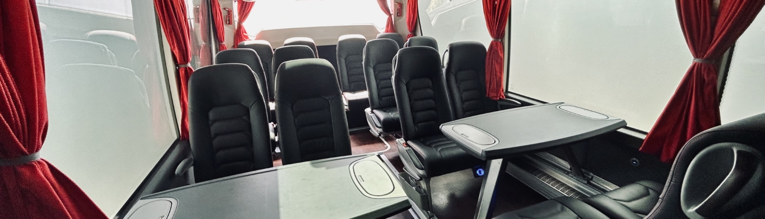 Photo de l'intérieur du bus du stade rennais - Breizhcab Rennes